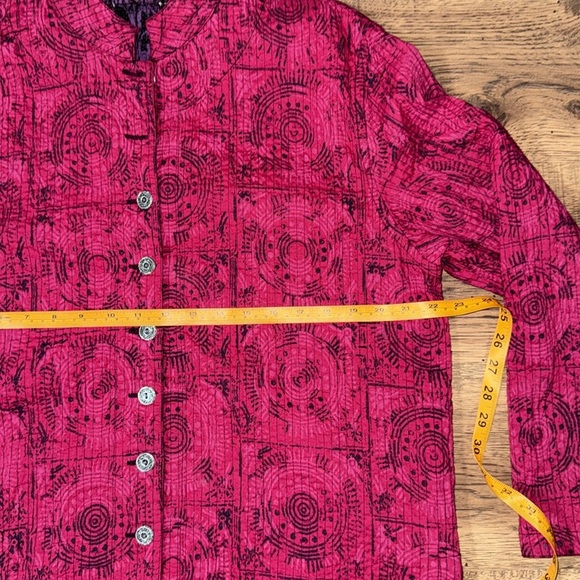 Red Button-Up Jacket - Picture 4 of 9